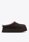 Ugg Tazz Ii Embroidered Shearling Slippers In Brown