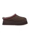 Ugg Tazz Ii Suede Platform Mules In Brown