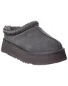 Ugg Tazz Ii Braided Platform Mules In Gray