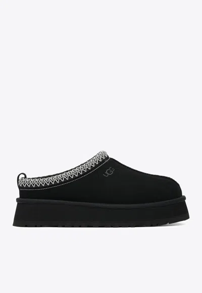 Ugg Tazz Ii Suede Slippers In Black