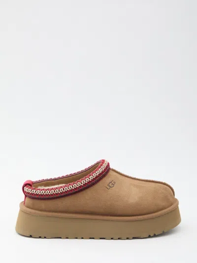 Ugg Tazz Ii 1174471-che Slipper 6 Chestnut Suede Round Toe Slip-on Rhs8109 In Brown