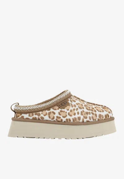 Ugg Tazz Leopard-pattern Slippers In Multi