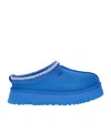 Ugg Tazz Logo Embossed Platform Slippers In Blue
