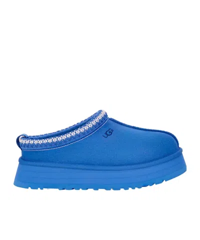 UGG UGG TAZZ LOGO EMBOSSED PLATFORM SLIPPERS