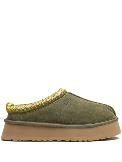 Ugg Tazz Platform Slippers In Green