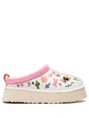 Ugg Women's Tazz Pop Sketch Embellished Platform Mules In White