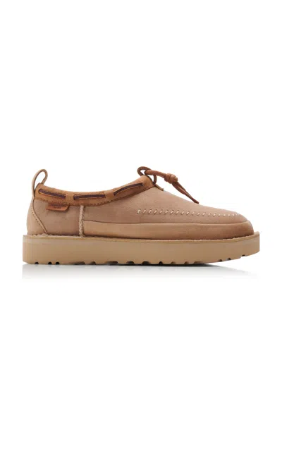 Ugg Tasman Regenerate Sheepskin Slippers In Beige
