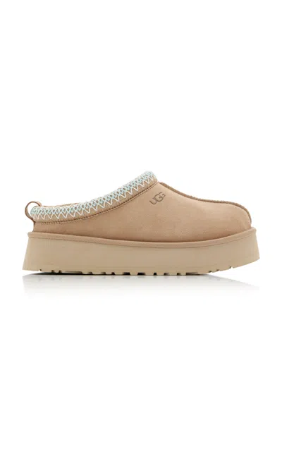 UGG TAZZ SHEEPSKIN PLATFORM SLIPPERS