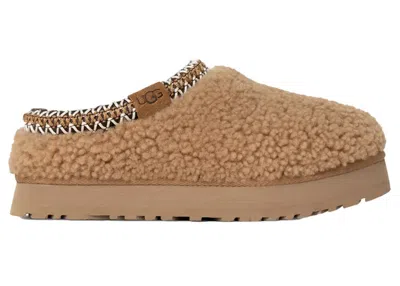 Pre-owned Ugg Tazz Slipper Maxi Curly (kids) Sneakers In Chestnut