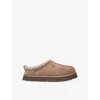Ugg Tazz Suede Platform Slippers In Brown