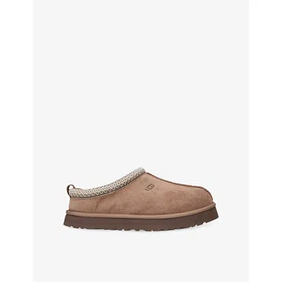 Ugg Kids' Rust Tazz Suede Slippers Eur 33.5 /1.5 Uk In Brown