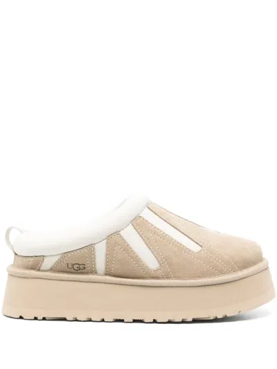 Ugg Kids Sunwave Flats In Mustard Seed