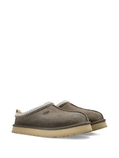 Ugg Tazz Trimmed Slippers In Green