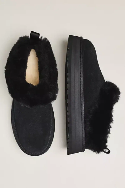 Ugg Tazzelle Platform Slippers In Black