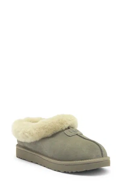 Ugg ® Tazzette Genuine Shearling Collar Slipper In Msg