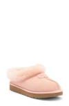 Ugg ® Tazzette Genuine Shearling Collar Slipper In Pink