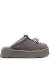 Ugg Tazzle Suede Slippers In Grey