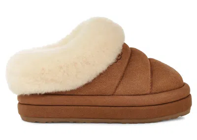 Pre-owned Ugg Tazzlita Platform Slipper (kids) Sneakers In Chestnut