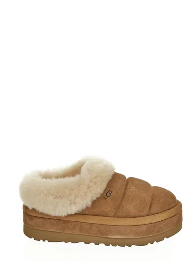 Ugg Tazzlita Shearling-lined Slippers In Tan