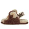 Ugg (td)  Fluff Yeah Slide Lion Stuffie 'sand Chocolate'