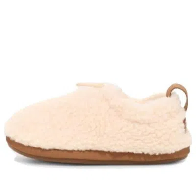 Ugg (td)  Plushy Slippers 'cream Brown' In Multi