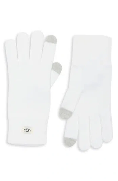 Ugg ® Tech Knit Gloves In White