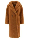 Ugg Teddy Gertrude Coats Brown In Brown