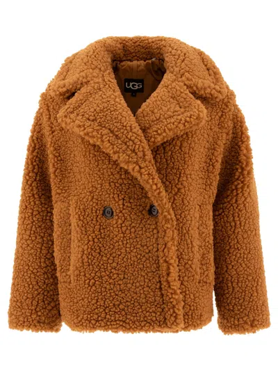 Ugg Teddy Gertrude Coats Brown