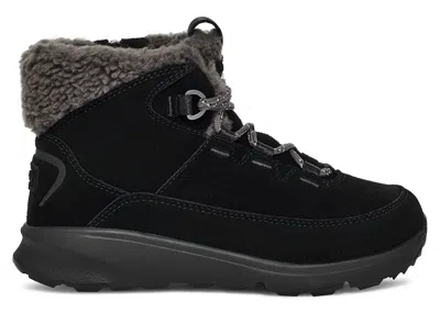 Pre-owned Ugg Terretrail Cozy Lace Boot (kids) Sneakers In Black