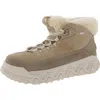 Ugg Terretrail Cozy Lace Womens Faux Fur Lined Suede Winter & Snow Boots In Beige