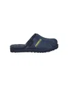 Ugg Tes Embroidered Slide  -  - Calfskin - Blue In Blue