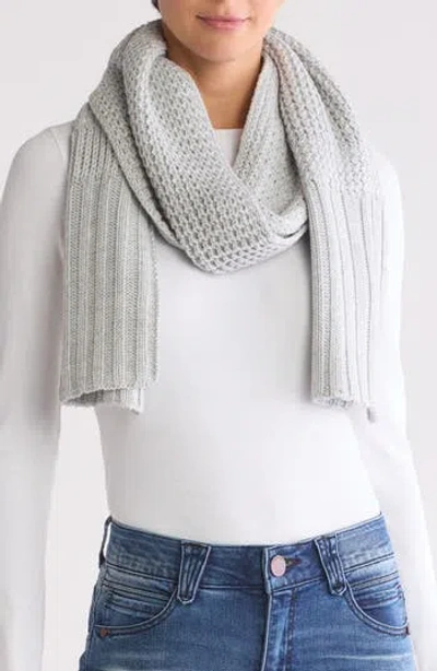 Ugg ® Textured Cardigan Scarf In Grey Heather