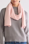 Ugg ® Textured Cardigan Scarf In Light Pink