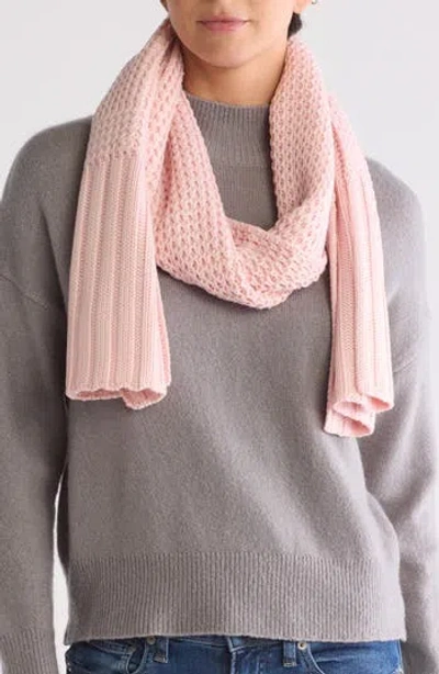 Ugg ® Textured Cardigan Scarf In Light Pink