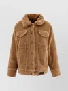 Ugg Textured Fabric Front Pockets Long Sleeves Jacket
