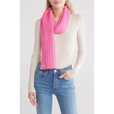 Ugg ® Textured Knit Scarf In French Pink