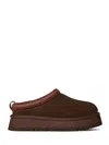 Ugg Textured Leather And Textile Shoes In Brown