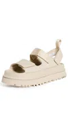 Ugg Womens Womens Golden Glow Sandals Sea Salt In White