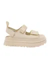 Ugg Thick Flat-soled Sandals In Nude