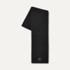 Ugg Thick Ribbed Knit Scarf In Black