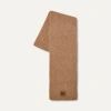 Ugg Chunky Rib Scarf In Brown