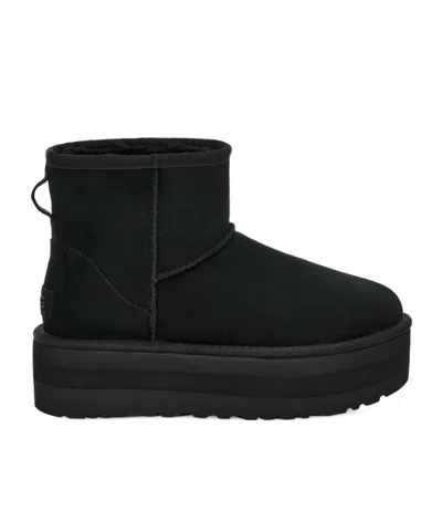 UGG UGG CLASSIC MINI PLATFORM ANKLE BOOTS