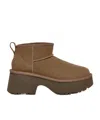 Ugg Suede Classic Ultra Mini New Heights Boots 70 In Brown