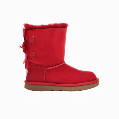 Ugg Kids' Toddler Bailey Bow Ii Boot In Ribbon Red In Brown