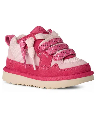 Ugg Babies' Toddler Boys And Girls Lo Lowmel Two-tone Flat Lace Sneaker, Macy's Exclusive In Pink