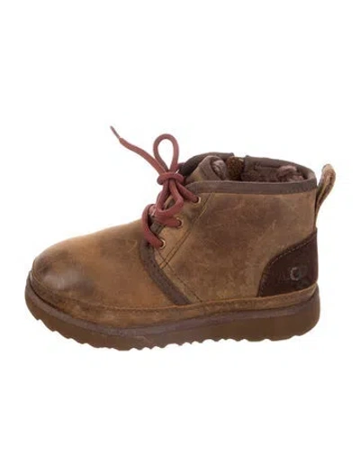 Pre-owned Ugg Babies' Toddler Boys' Suede Boots In Brown
