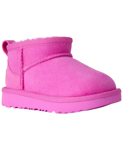 Ugg Babies' Toddler Classic Ultra Mini Booties In Bright Fuchsia
