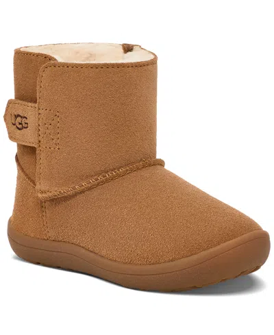 Ugg Toddler Keelan Ii Booties In Chestnut