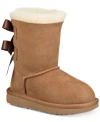 Ugg Bailey Bow Shearling Boots In Chestnut