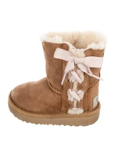 Pre-owned Ugg Babies' Toddler' Suede Boots In Brown